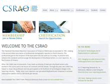 Tablet Screenshot of csrao.net